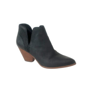 FRYE Boots Reina Cut-Out Bootie Leather Black Women's Size 8M